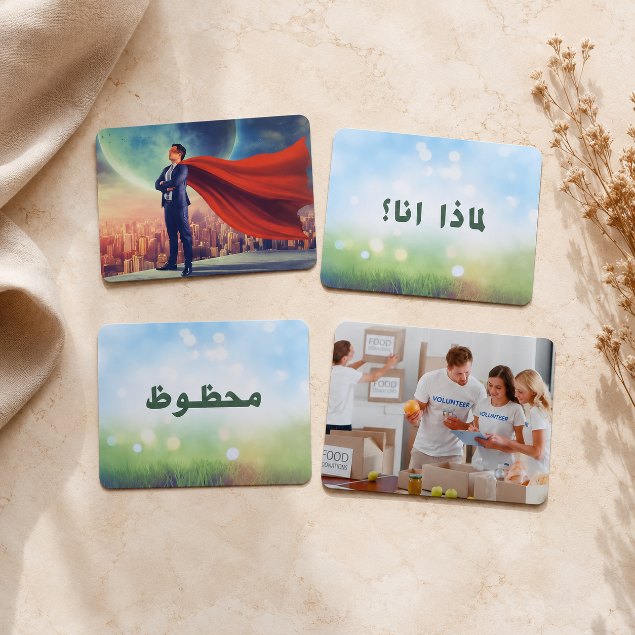 A Dialogue with the Self - sample cards lifestyle